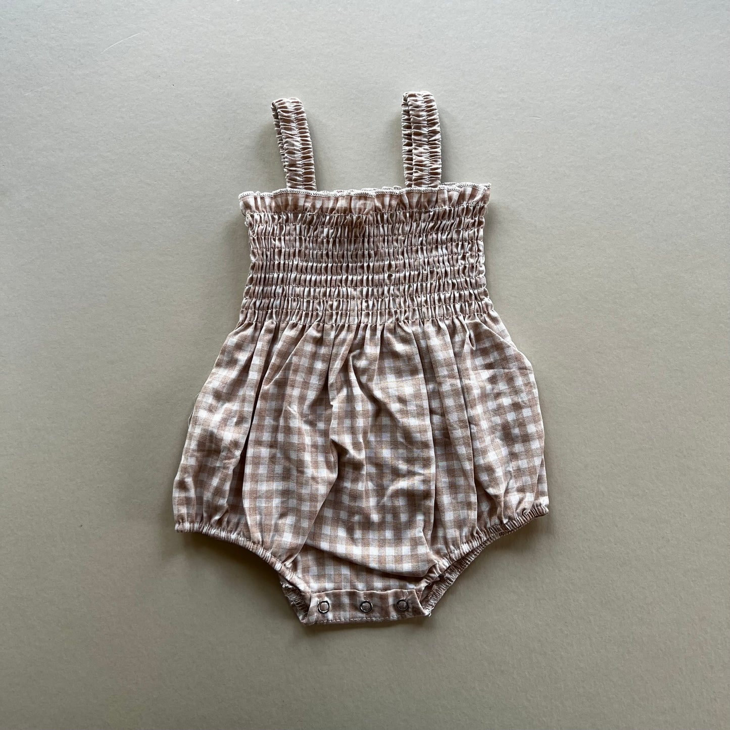Checkered Romper