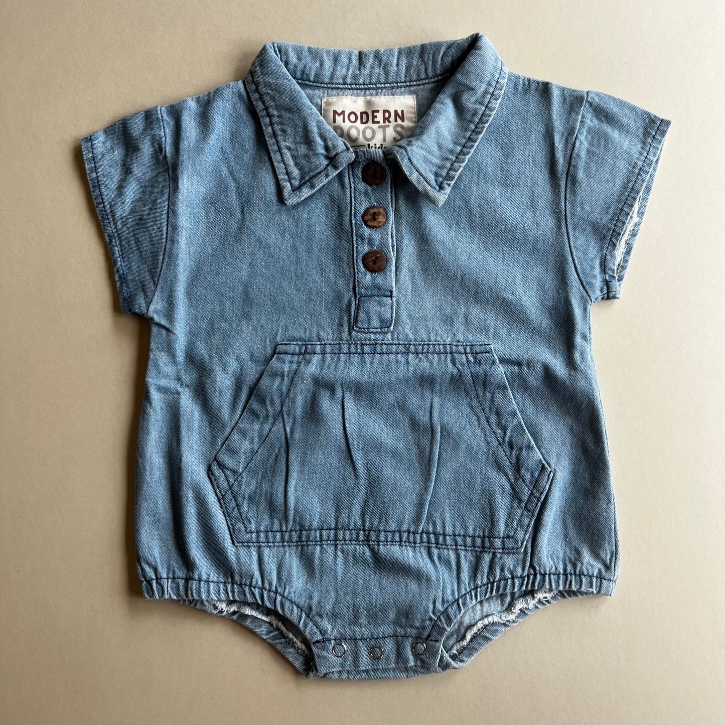 Denim Romper