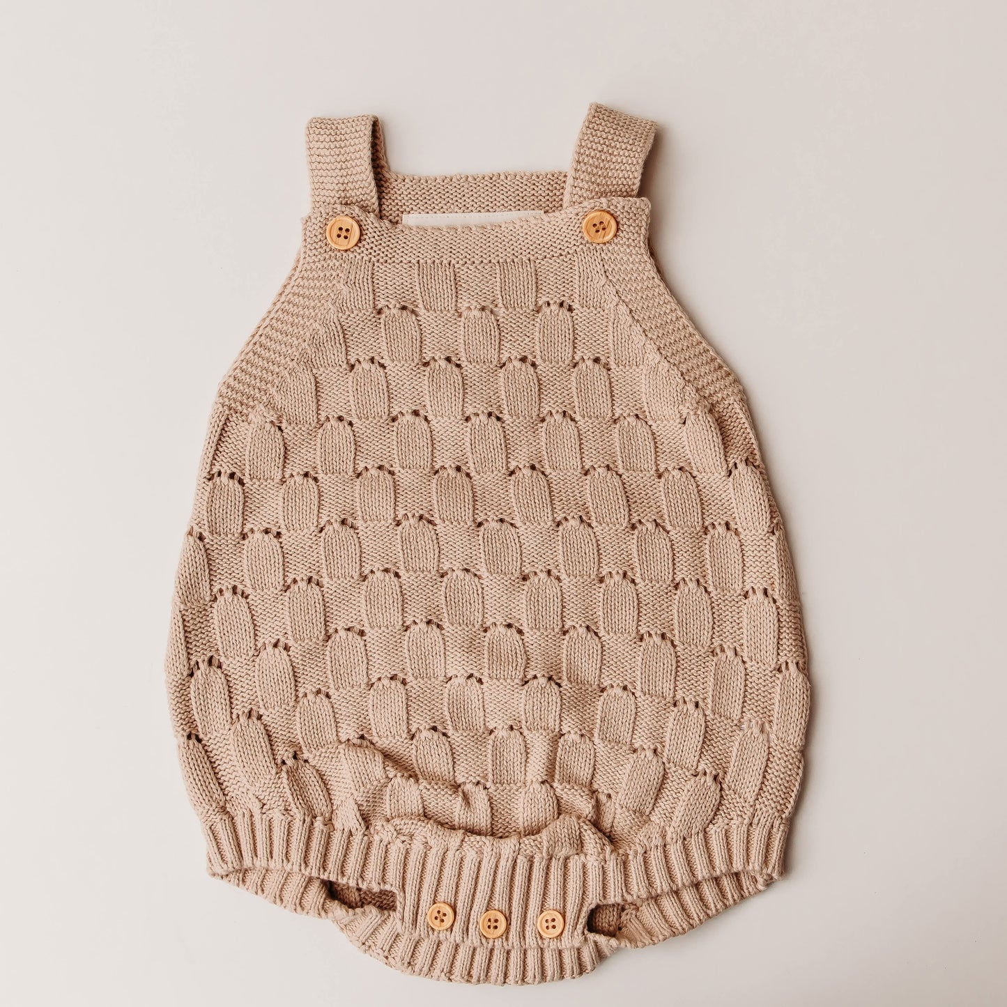 Knitted Romper | SAND