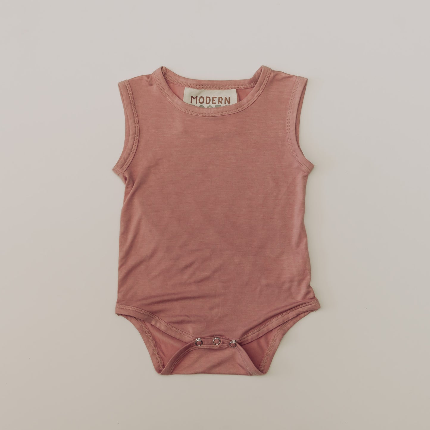 Bamboo Onesie | MAUVE *18-24M ONLY*