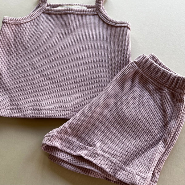 Waffle Two Piece Set | LAVENDER