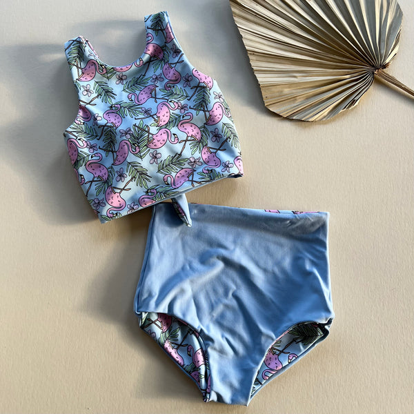 Girls Reversible Two Piece Swimsuit | 9/10Y