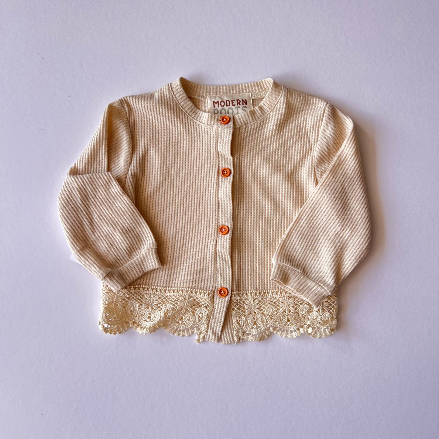 Waffle cardigan (infant and toddler)