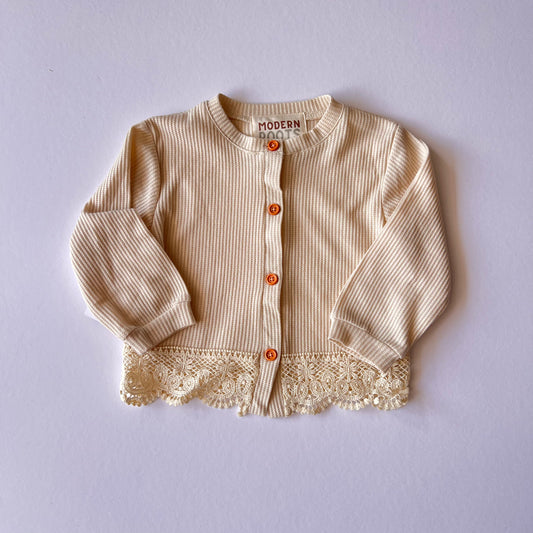 Waffle cardigan (infant and toddler)