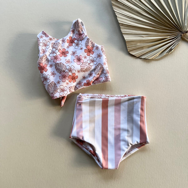 Girls Reversible Two Piece Swimsuit | 5T