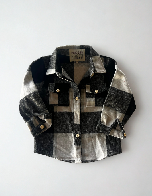 Flannel | black and white