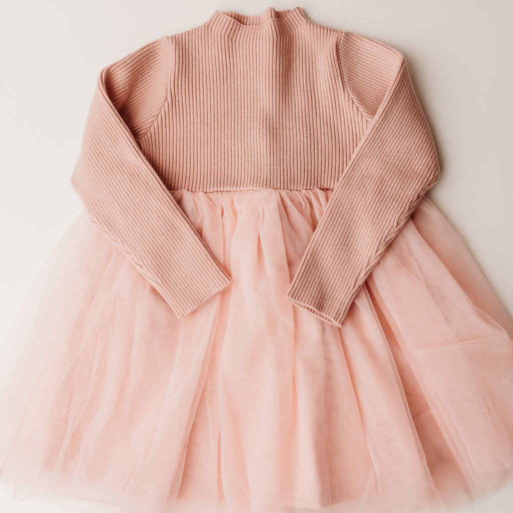 Sweater Dress | POWDER PINK