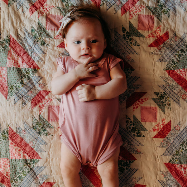 Bamboo Onesie |  MAUVE