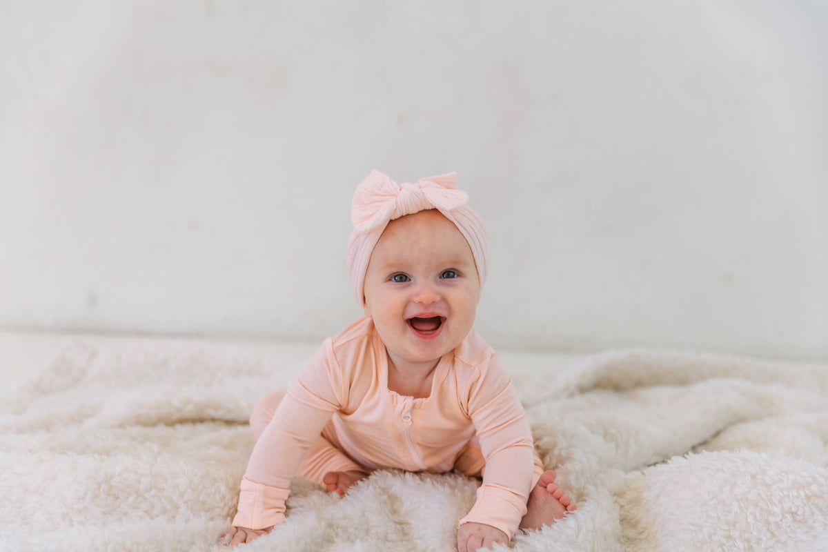 Bamboo Zip Romper | BLUSH