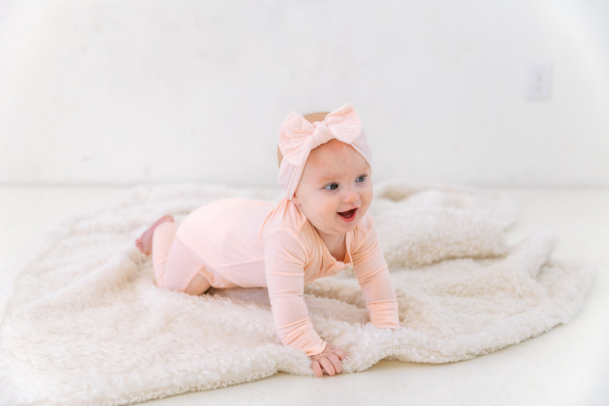 Bamboo Zip Romper | BLUSH
