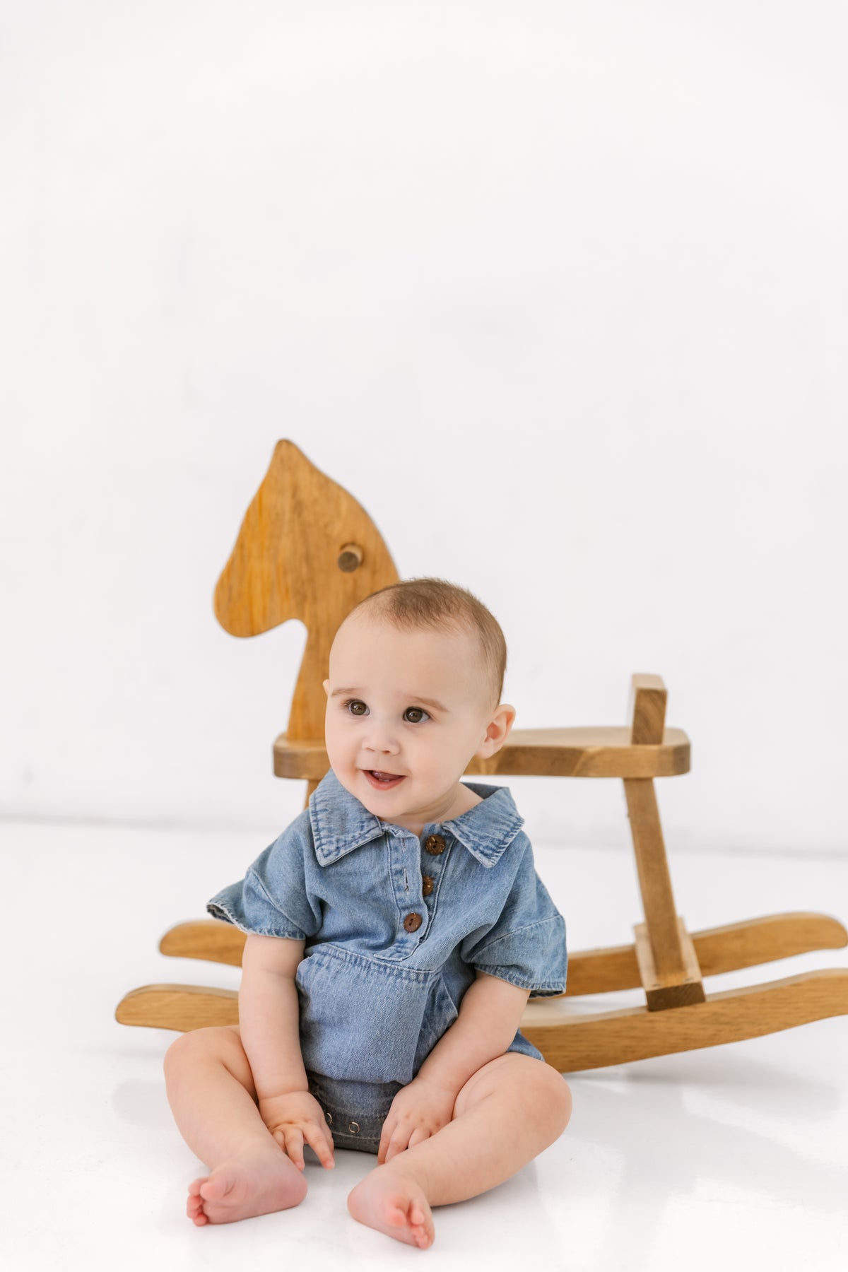 Denim Romper