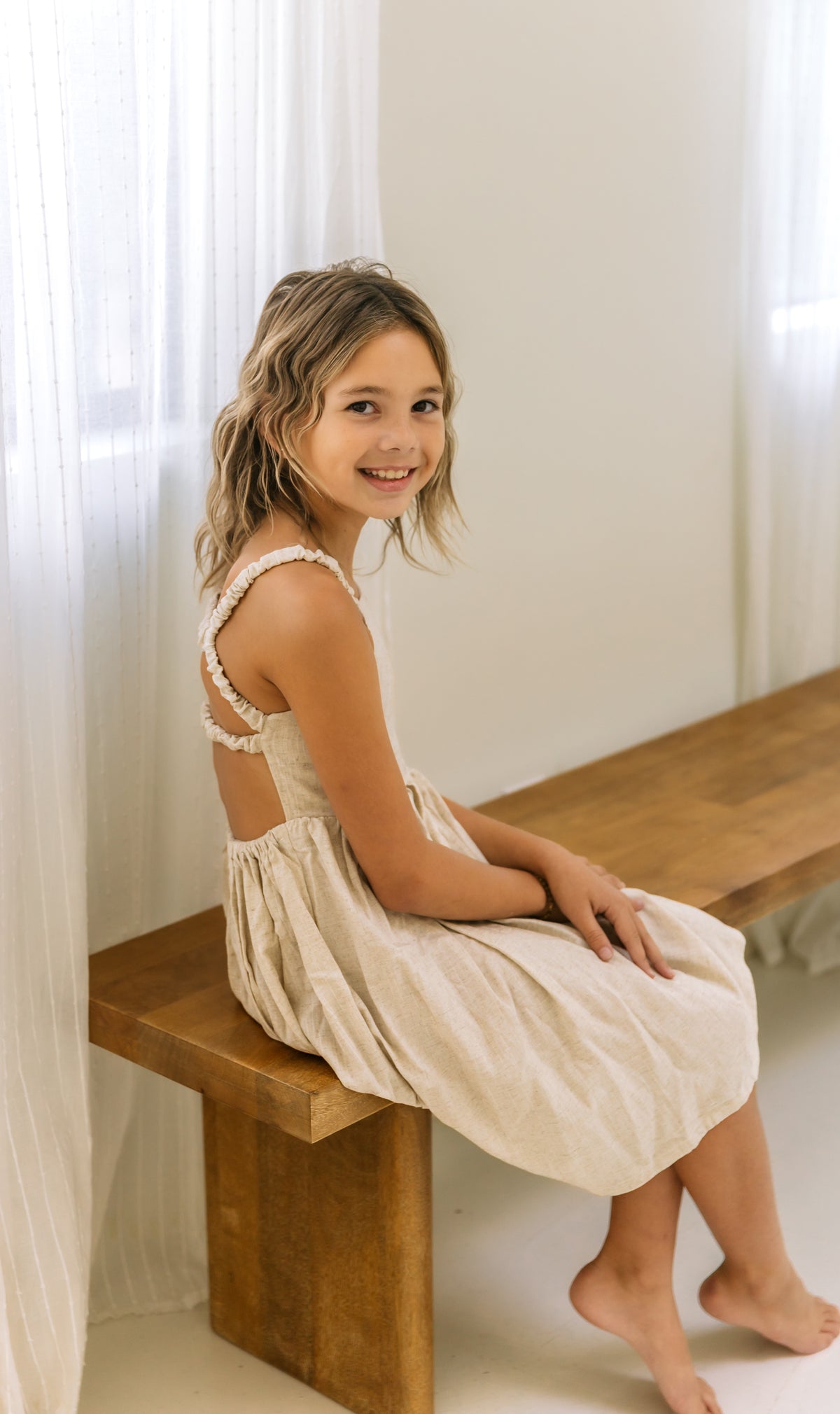Strappy Dress | LINEN