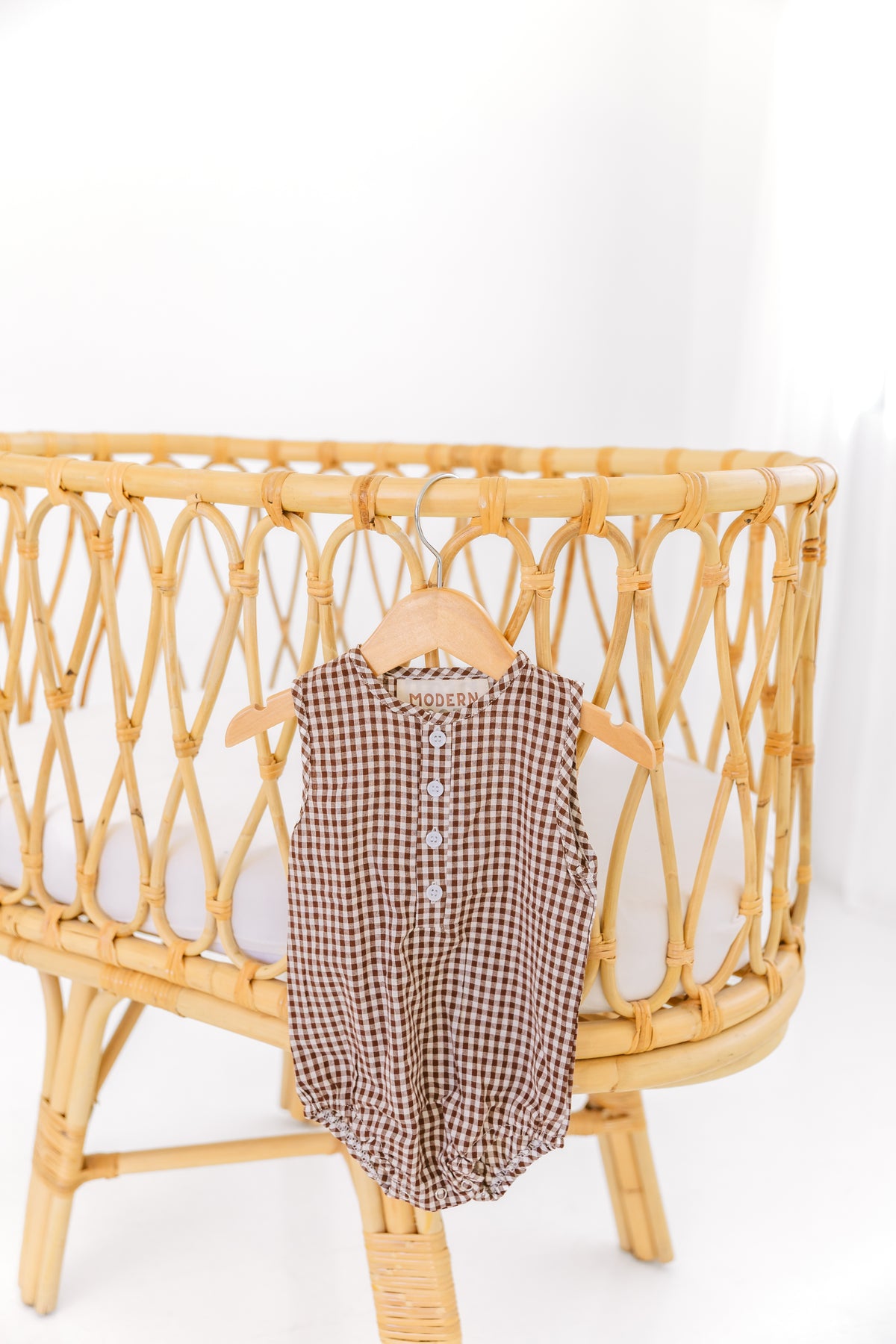 Cotton Romper | CHESTNUT